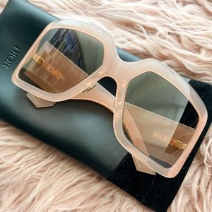 Dior Solight 2 Pink Square Sunglasses